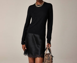 J.Crew - Carolyn Fitted Crewneck Sweater In Merino Wool