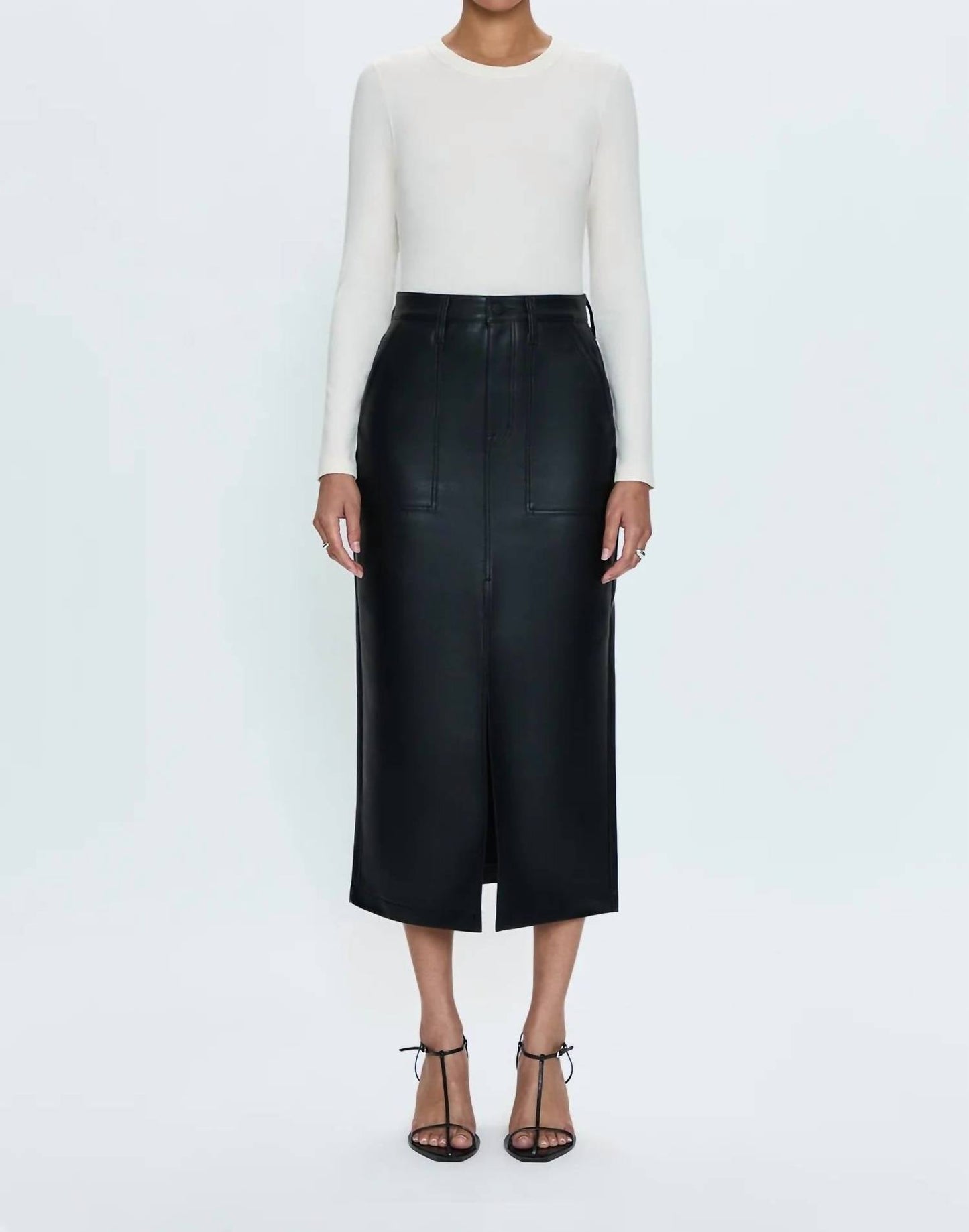 Pistola - Vegan Leather Utility Skirt
