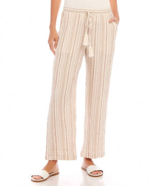 Karen Kane - Drawstring Ankle Straight- Leg Pants