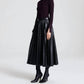 A.L.C. - Etta Vegan Leather Midi Skirt