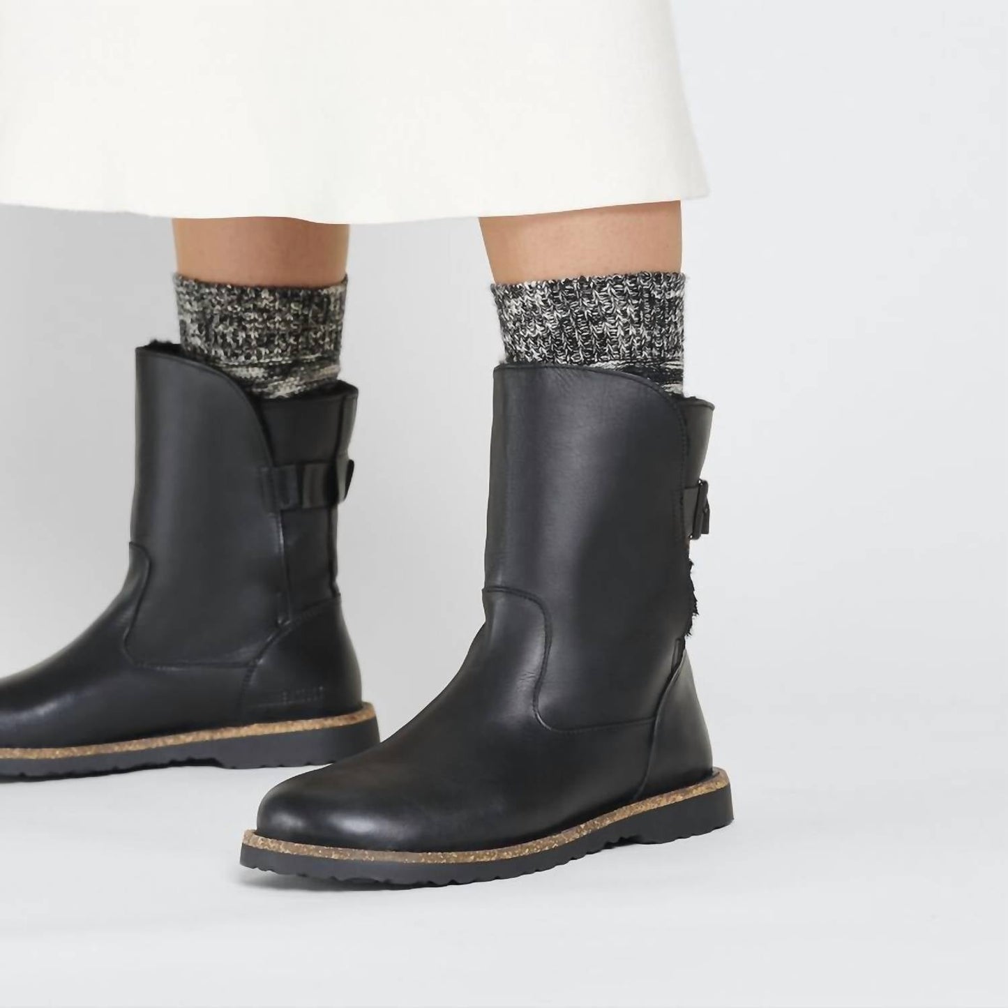 Birkenstock - Uppsala Leather Shearling Boots - Regular/Wide