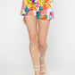 Entro - Floral High Waisted Shorts