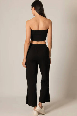 P.Cill - Tru Side Binding Wide Leg Pants