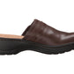 Clarks - Women Hayla Marina Leather Mules Slip On Shoes