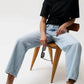 Pistola - Lexi Mid Rise Bowed Straight Jeans
