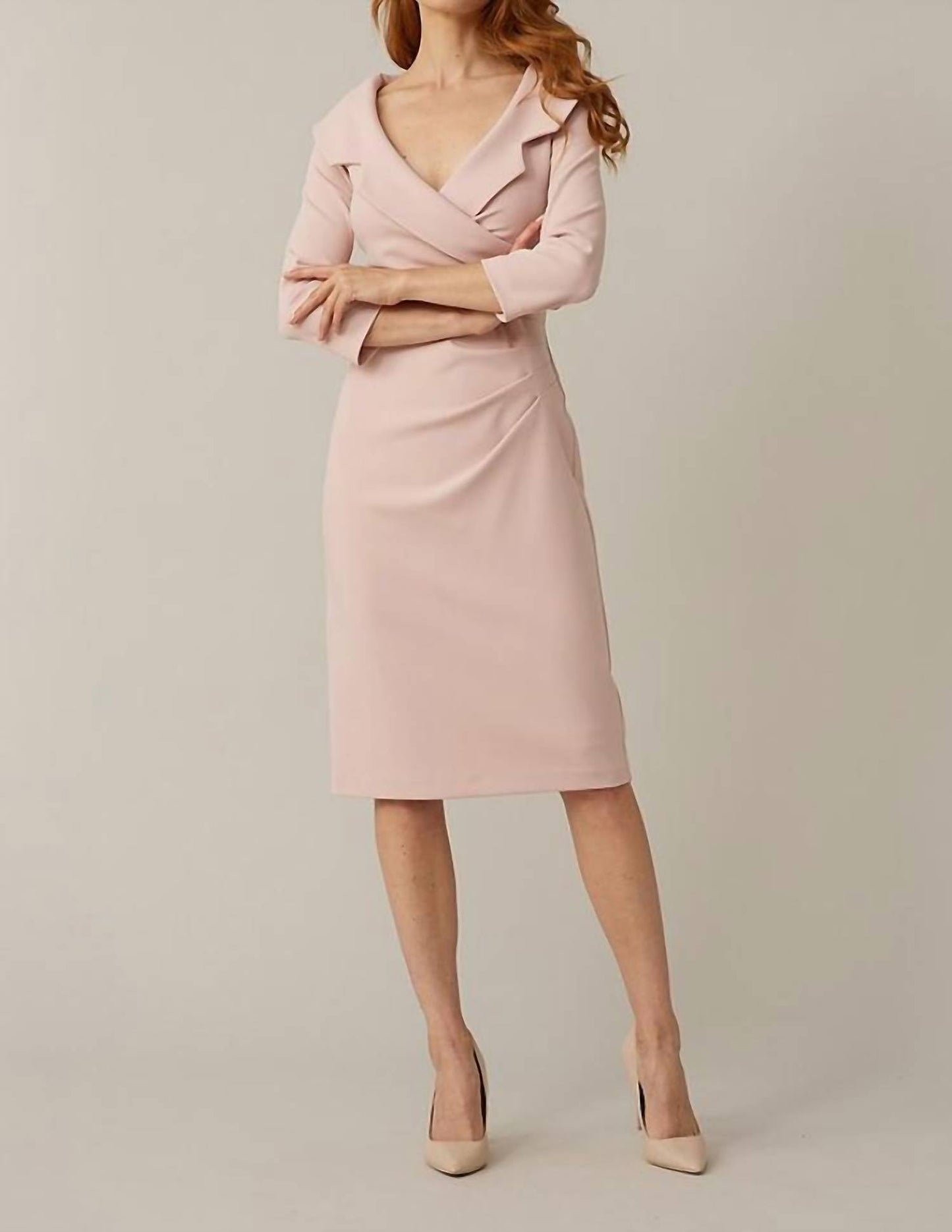 Joseph Ribkoff - Crossover Pleat Detail Dress