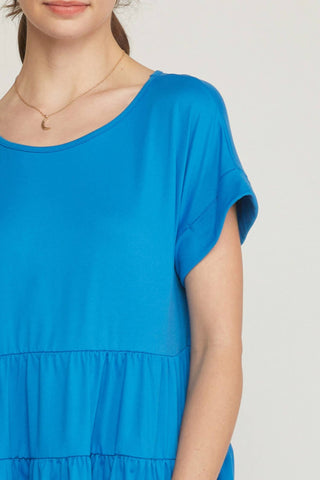 Entro - Short Sleeve Tiered Tunic