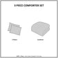 Twin Fur Down Alternative Comforter Mini Set