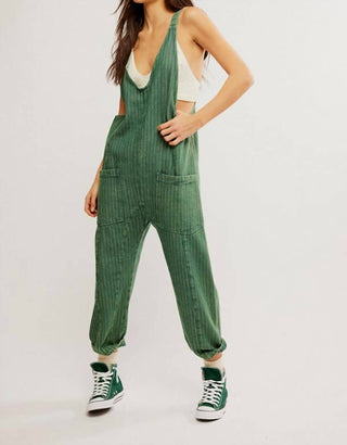 Free People - High Roller Striped Overalls