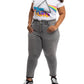 1822 Denim - Plus Size Relaxed Jean W/ Release Hem
