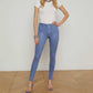 L'Agence - Marguerite Coated Skinny Jeans