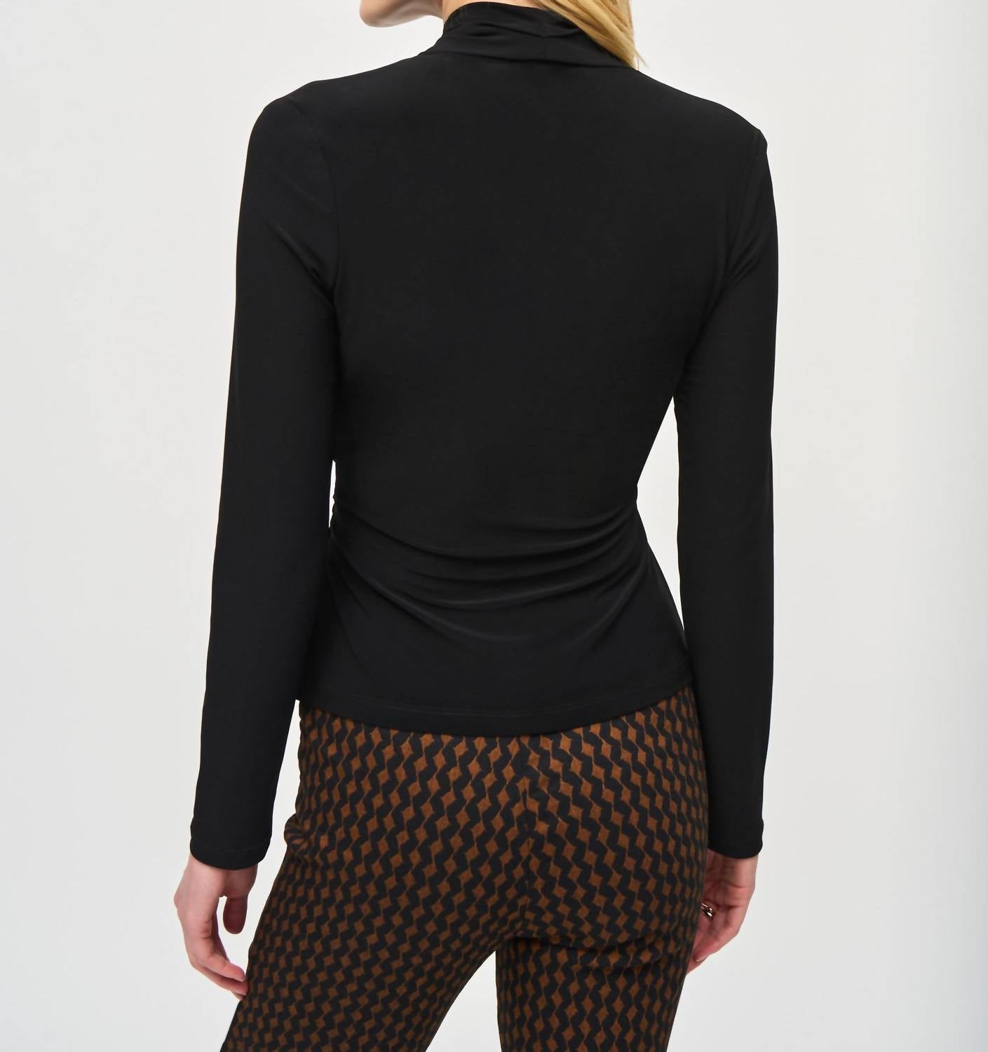 Joseph Ribkoff - Silky Knit Fitted Wrap Top
