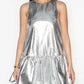 Beulahstyle - Metallic Party Mini Dress