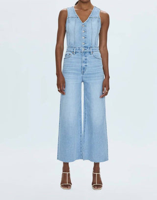 Pistola - Aria Cropped Fitted Vest Jumpsuit