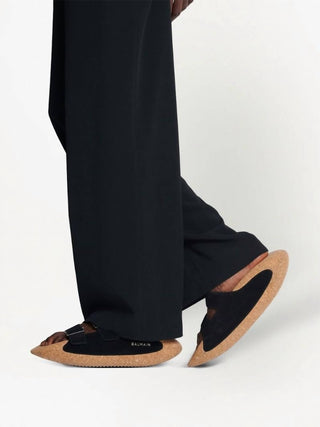 Balmain - Women's Chunky Sole Flip Flop Sandals