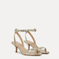 Veronica Beard - Women's Darcelle Metallic Leather Sandal