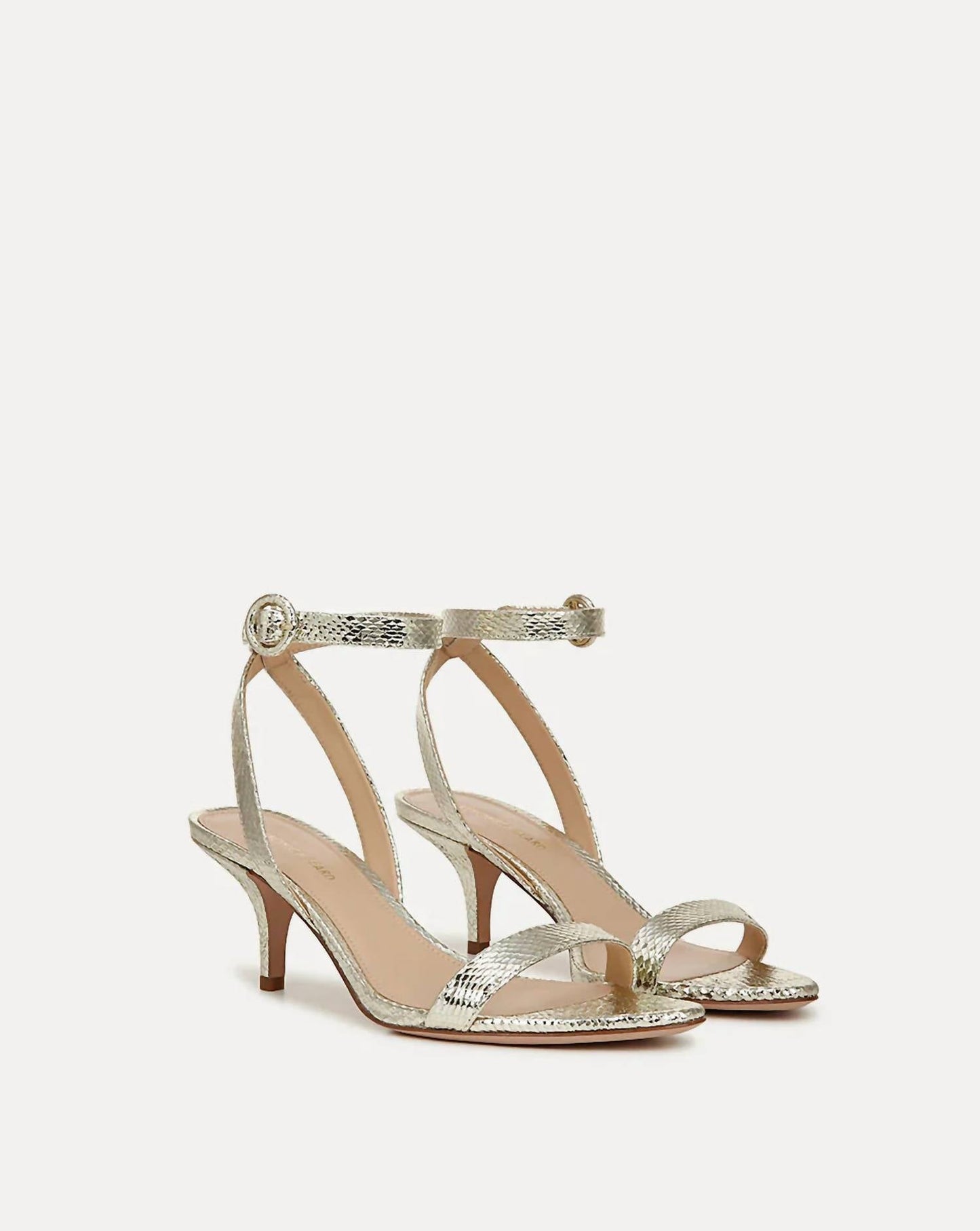 Veronica Beard - Women's Darcelle Metallic Leather Sandal