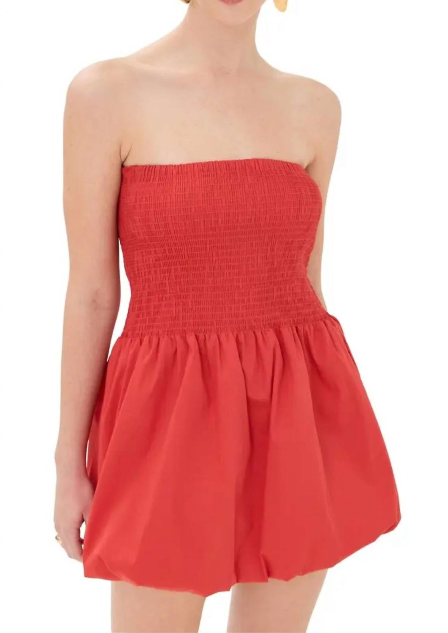 Simon Miller - Belle Smocked Strapless Top