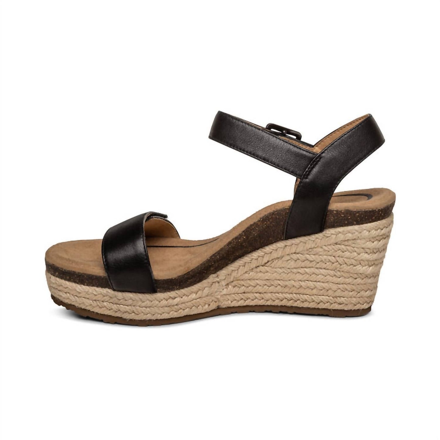 Aetrex - SYDNEY QUARTER STRAP ESPADRILLE WEDGE SANDAL