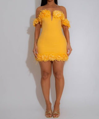 Diva - Petal Provocateur Floral Mini Dress