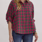 Entro - Making Memories Plaid Blouse
