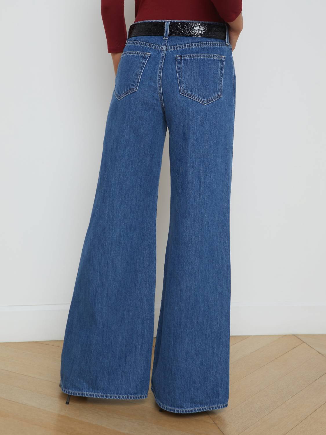 L'Agence - Beau Wide-leg Jeans