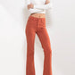 Sneak Peek - HIGH RISE SOLID SLIM BOOTCUT JEANS