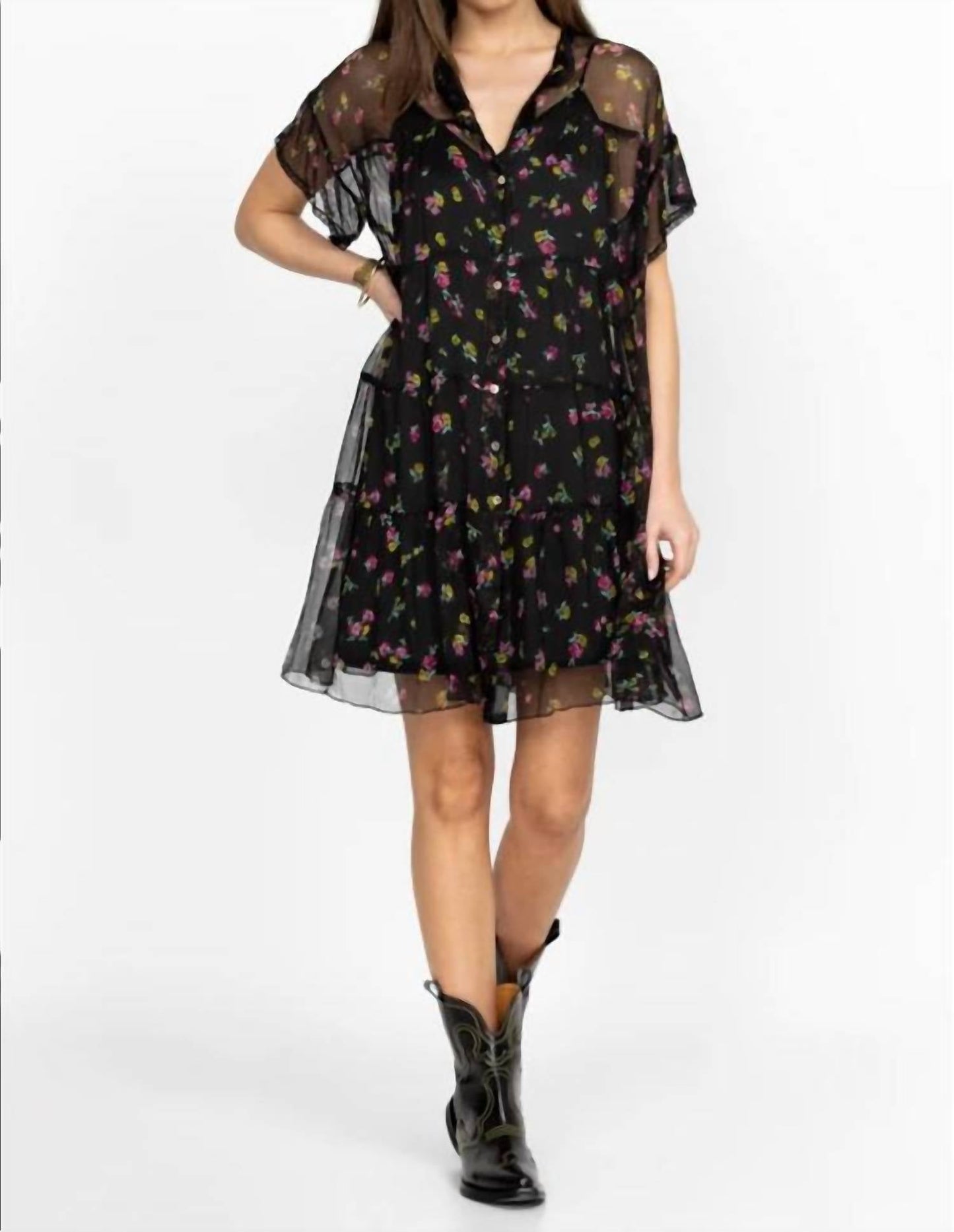 Johnny Was - Natalia Tiered Mini Dress