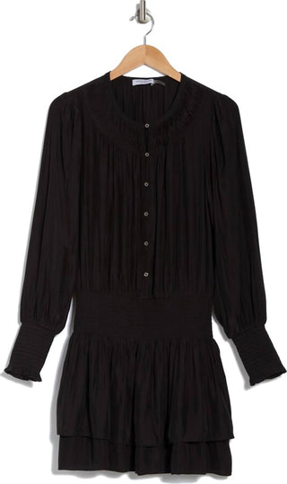 Ramy Brook - Clarinda Smocked Drop Waist Mini Dress