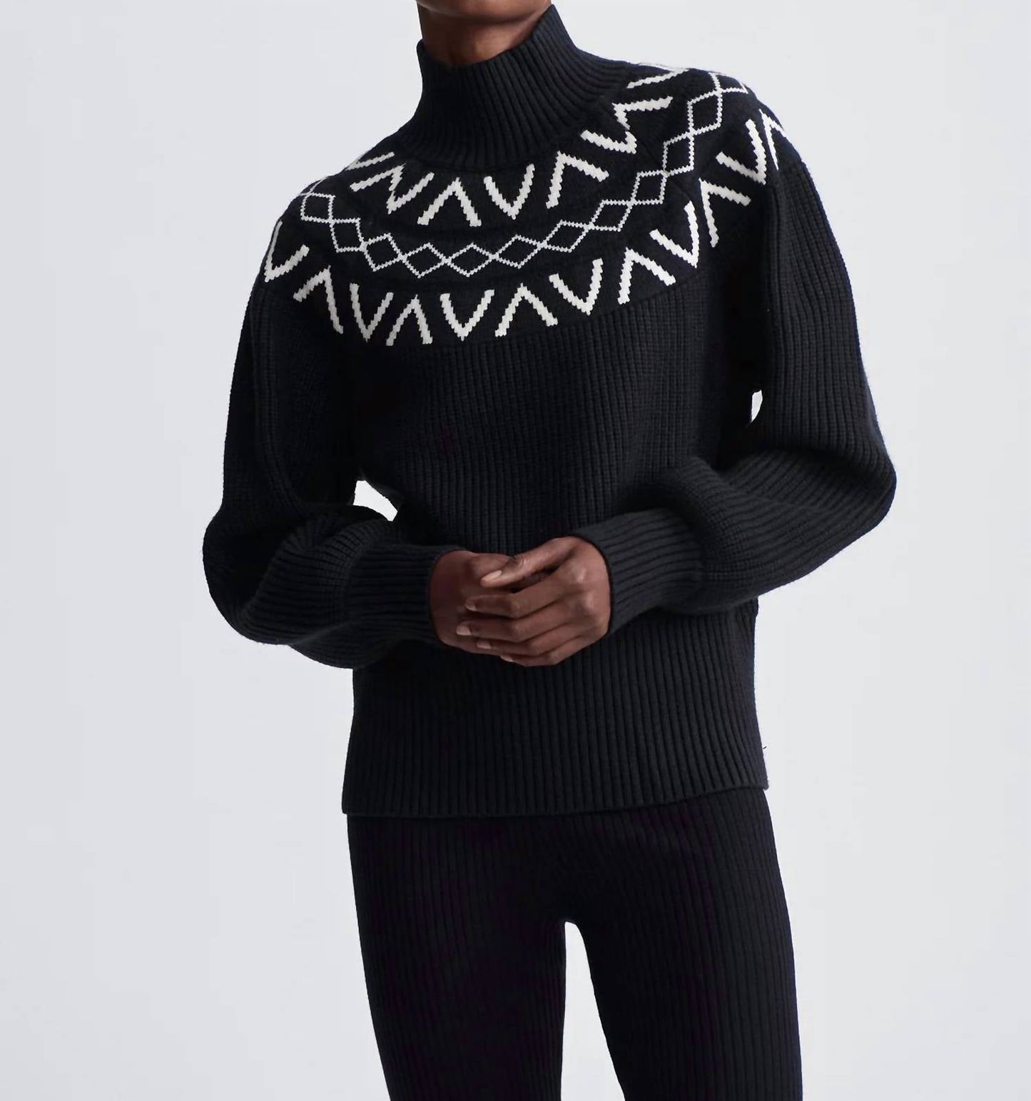 Varley - Marcie Fairisle Yoke Knit Sweater