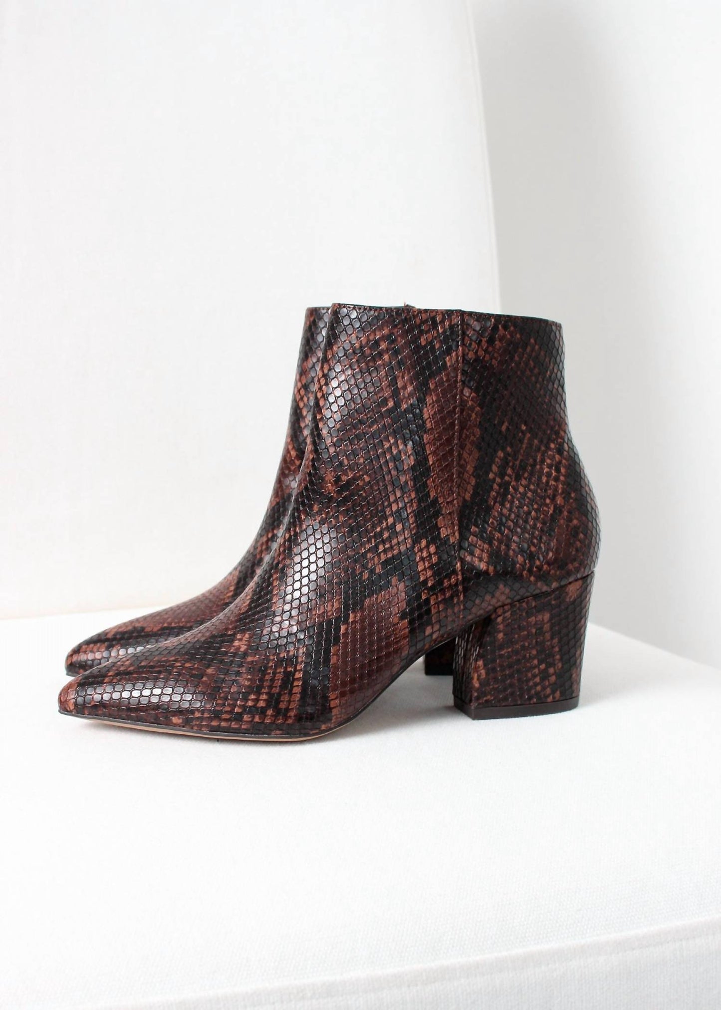 Steve Madden - Women's Block Heel Print Bootie