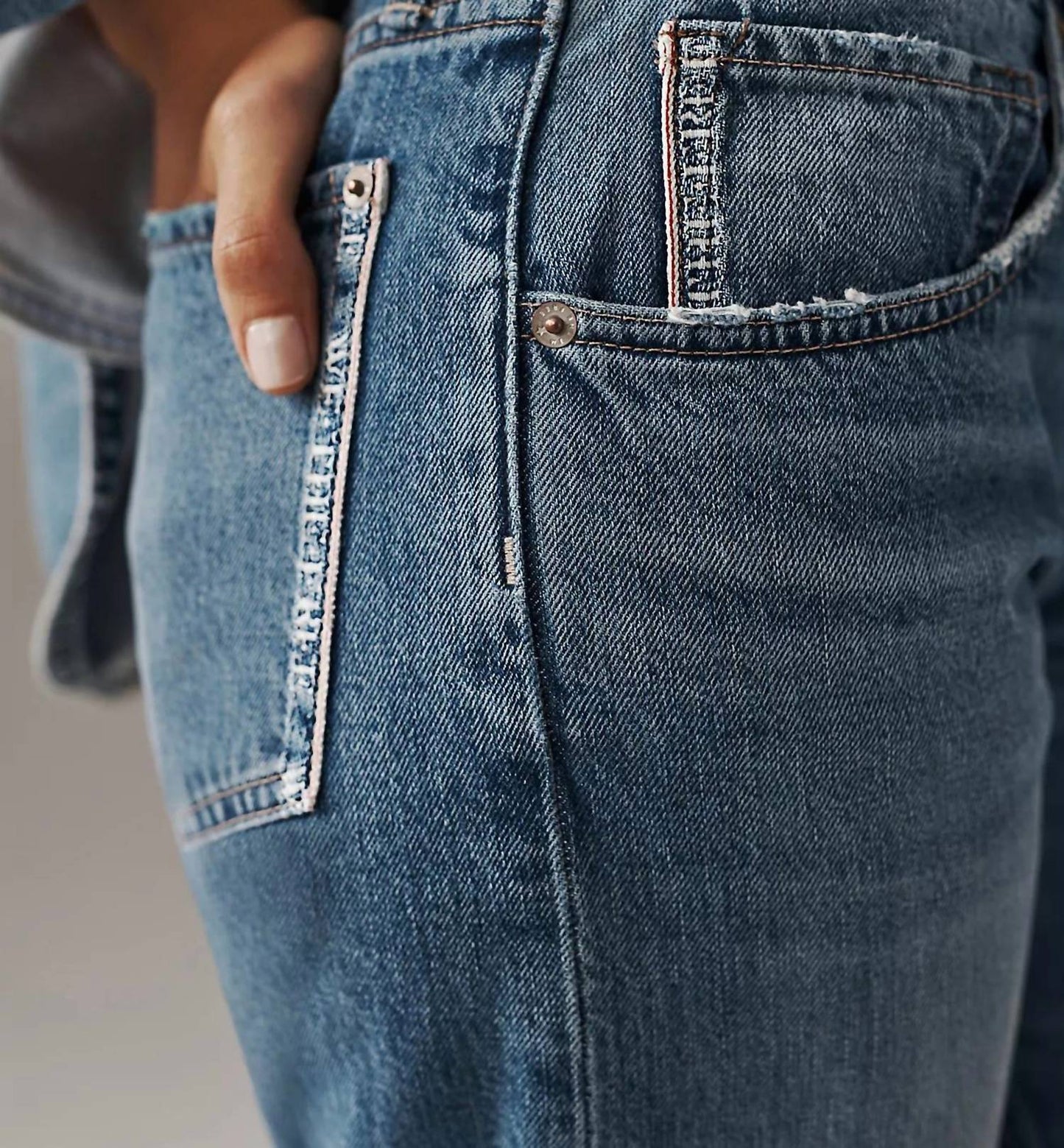 Free People - Slim Shade Selvedge Jeans