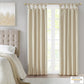Twist Tab Total Blackout Window Curtain Panel Champagne 50x84