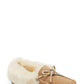 LLBean Wicked Good Genuine Shearling Moccasin Slipper - Natural