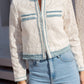 Choklate Paris - Denim Patch Tweed Jacket