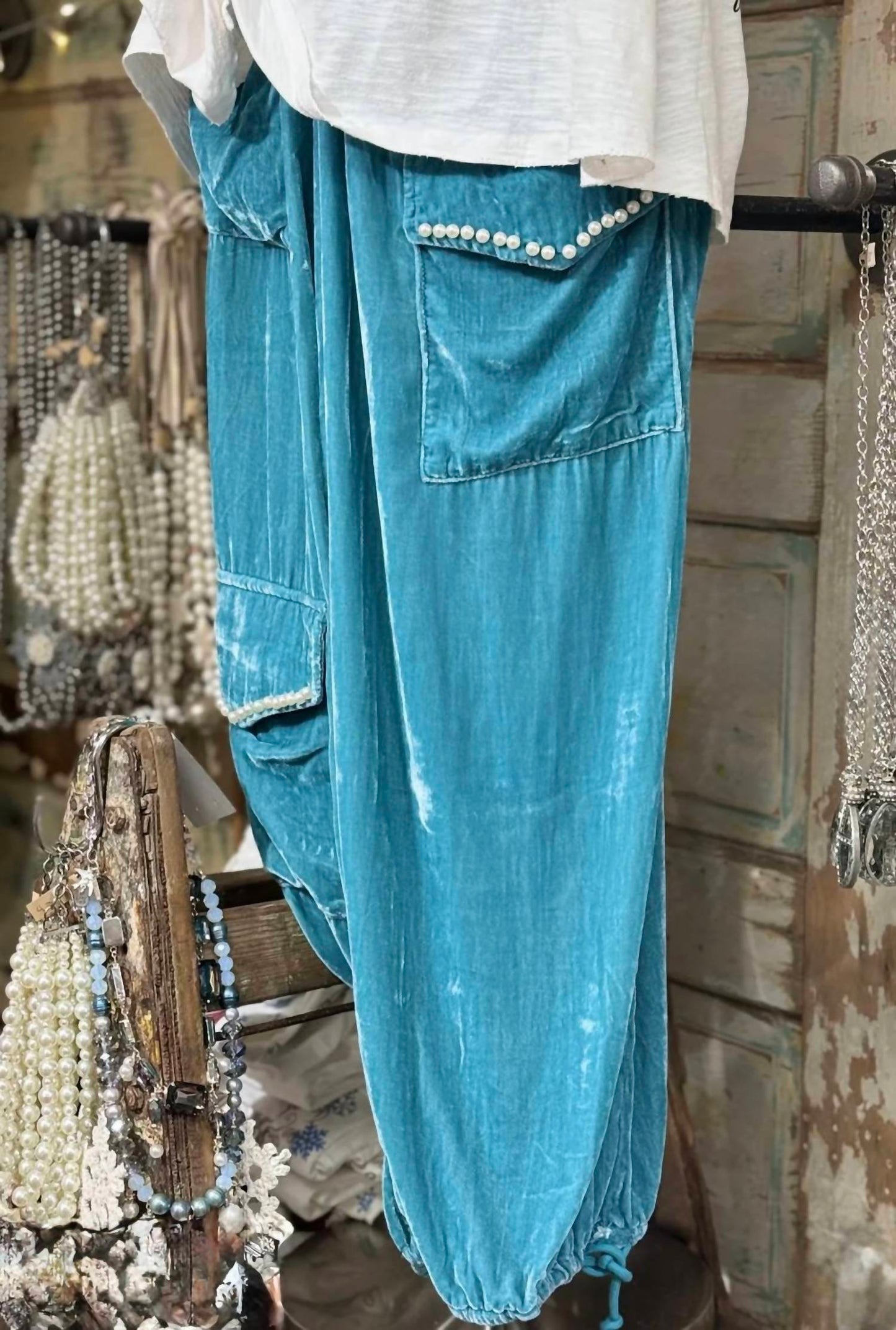 A Rare Bird - Women's Velvet Genie Pants