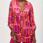Joseph Ribkoff - Geometric Roll-tab Button-down Blouse