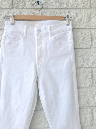 Mother - The Insider Crop Fray Jeans