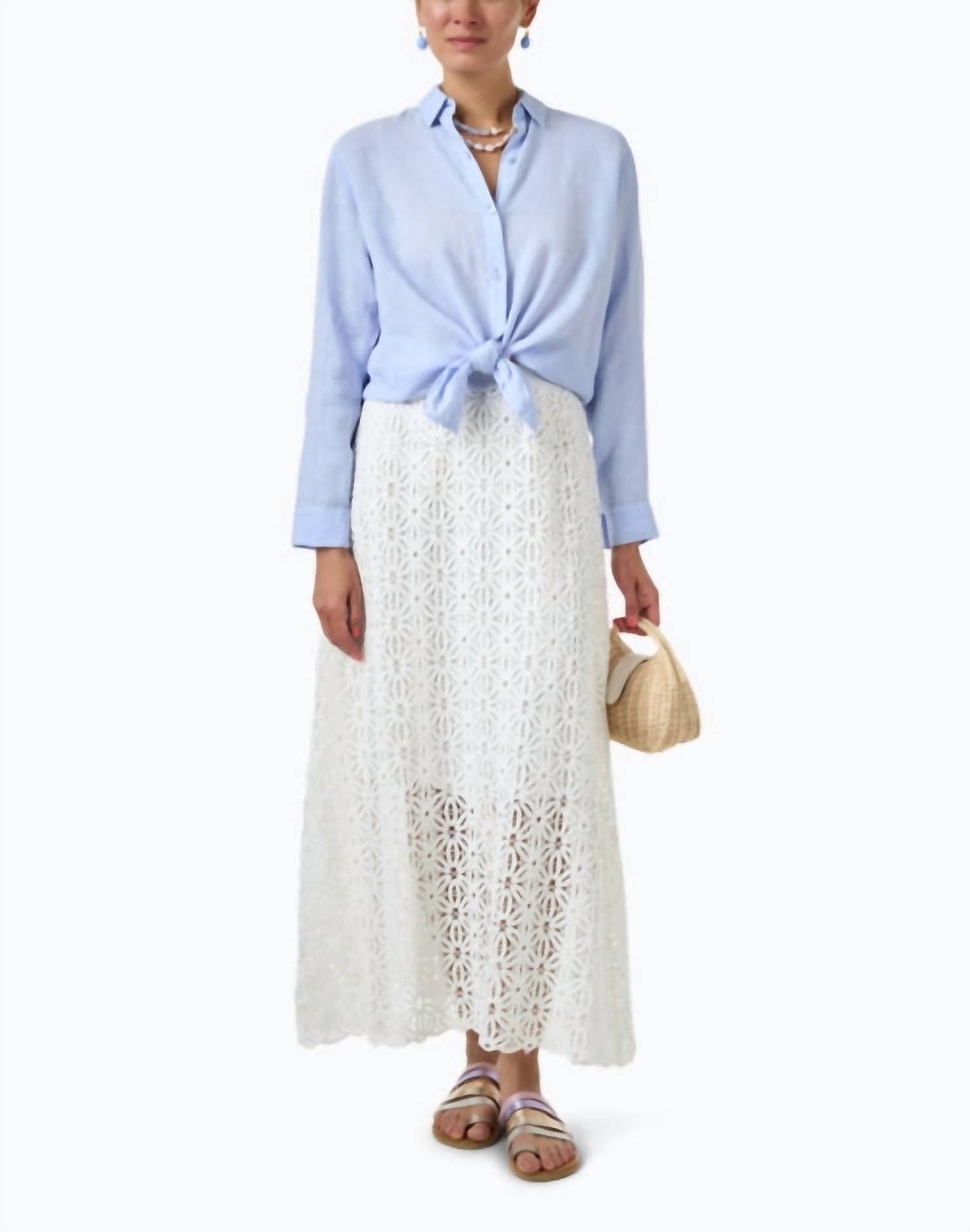 Elliott Lauren - Crocheted Maxi Skirt