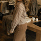 Able - Crop Striped Shirt