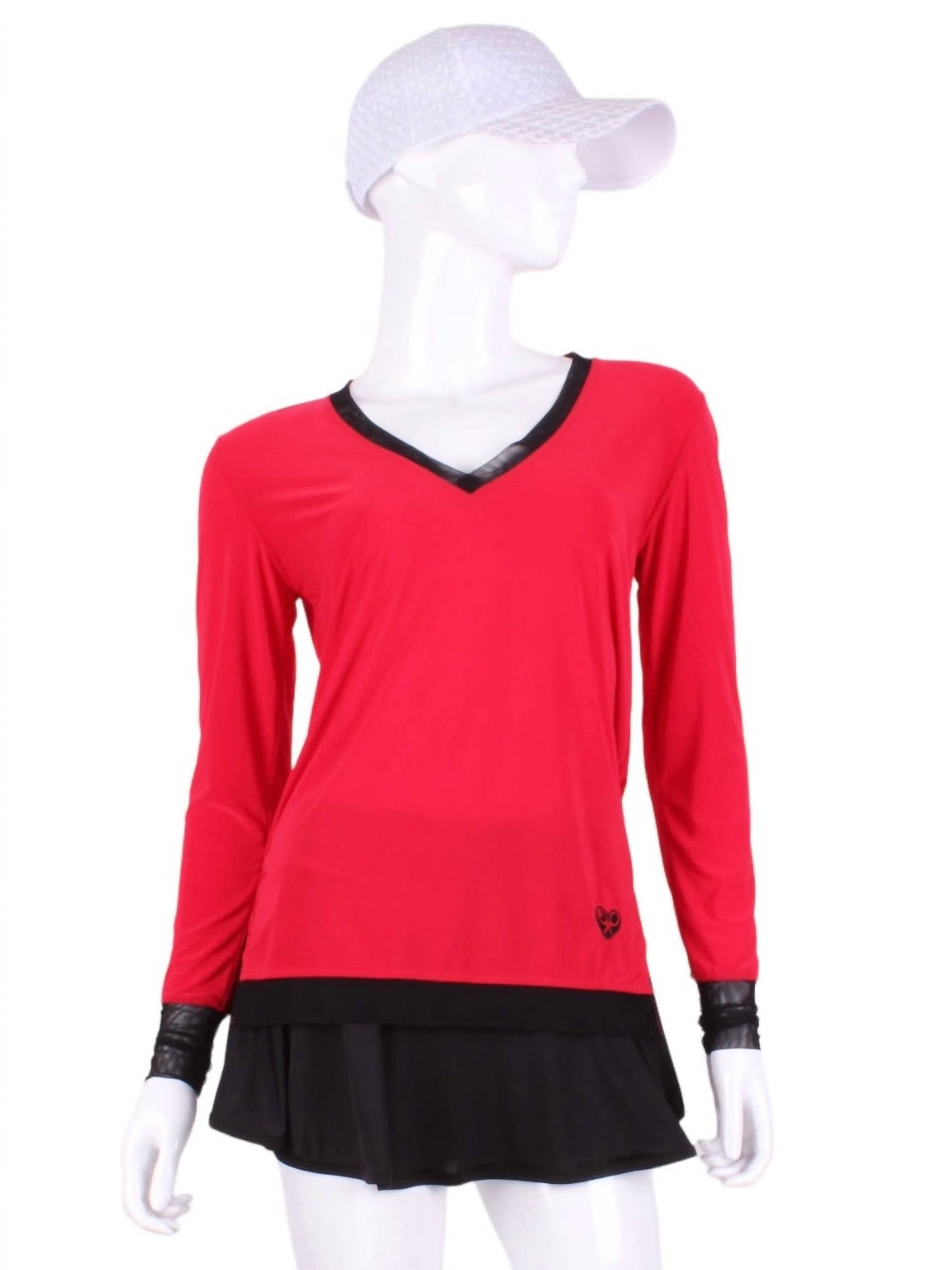 Love Love Tennis - Women's Long Sleeve Very Vee Tee