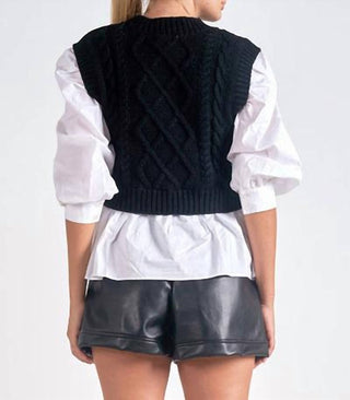 Elan - Layered Sweater Vest
