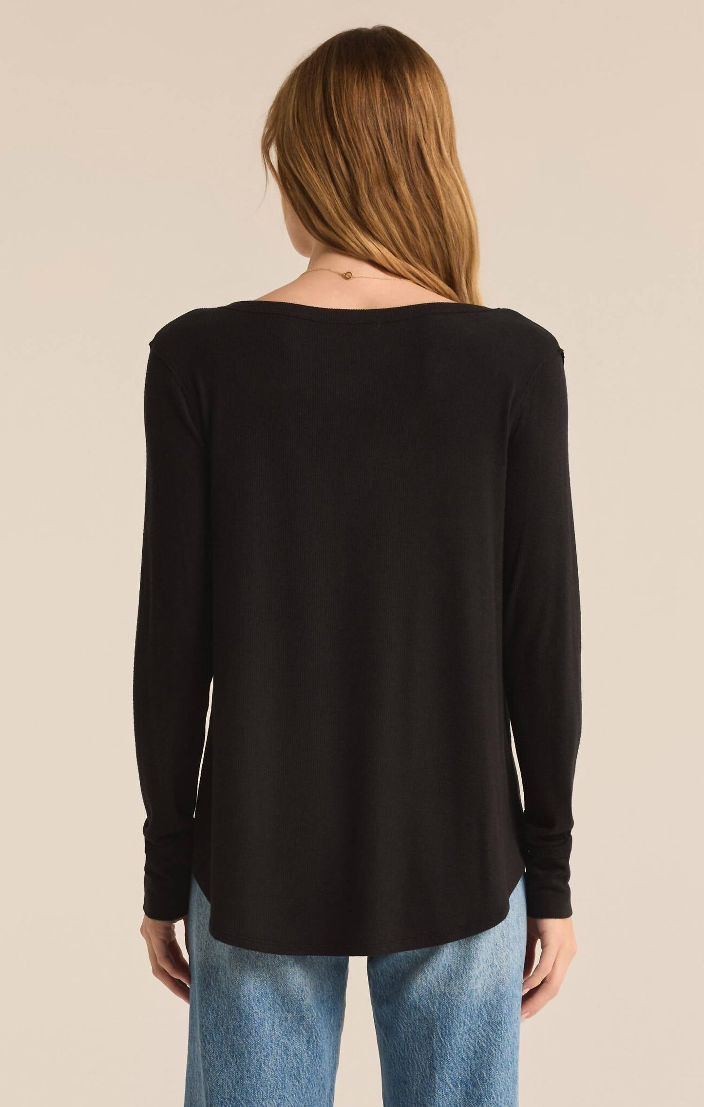 Z Supply - Ribbed Henley V-neck Top