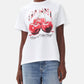 Ganni - Basic Jersey Cherry Relaxed T-shirt