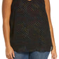 Plus Size Women's 1.state Ruffle Front Clip Dot Camisole, Size 3X - Black