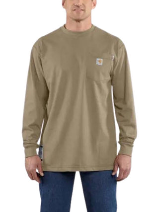 Carhartt - Men's Flame Resistant Cotton Long Sleeve T-shirt