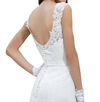 Justin Alexander - Venice Lace Fit And Flare Dress