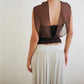 Belle Anna - Shadow Strapless Tube Top