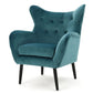 Alyssa Mid Century Upholstered Arm Chair With Wingback Design