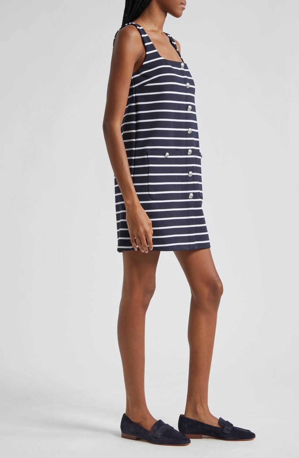 Veronica Beard - Tibbie Stripe Knit Mini Dress